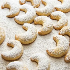 Sugared Vanilla Shortbread