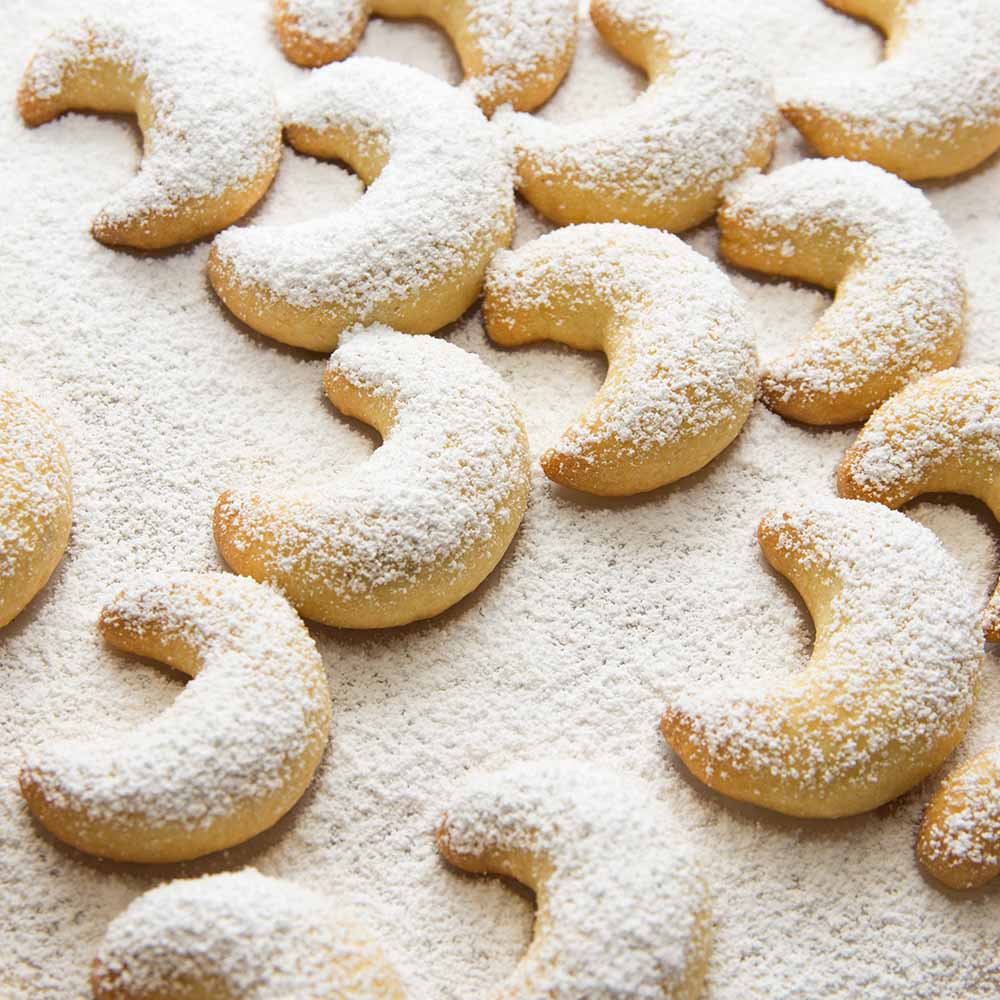 Sugared Vanilla Shortbread