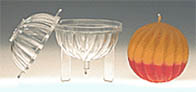 Spiral Sphere Polycarbonate Mold (3.25")
