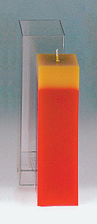 Square Polycarbonate Mold <br> (2.25"D x 6.25"H)