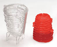 Beehive Polycarbonate Mold <br>( 3"D x 4.25"H)