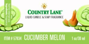 Cucumber Melon 1oz - Candle & Soap Fragrance